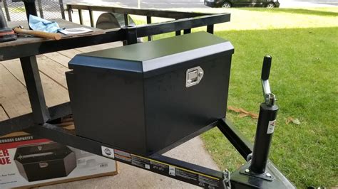 metal trailer tongue box|harbor freight trailer tongue.